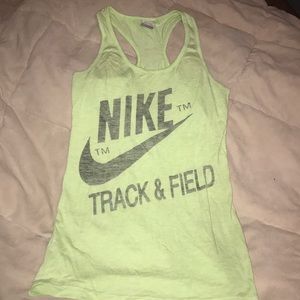 Nike racer back tank